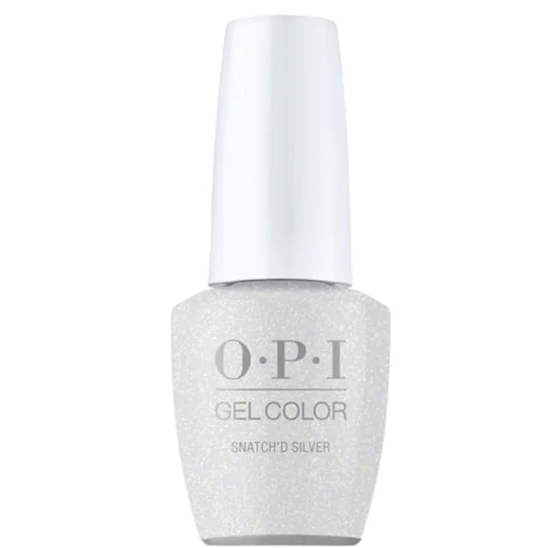 Opi GelColor Gel Polish 15ml - Shade: Snatch'd Silver