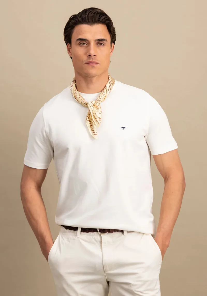 Fynch Hatton Μπλούζα Basic - 1603 1707 824 New Offwhite