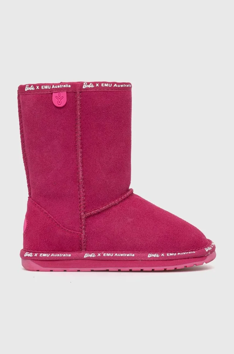 Μπότες χιονιού σουέτ για παιδιά Emu Australia Barbie? Wallaby Lo