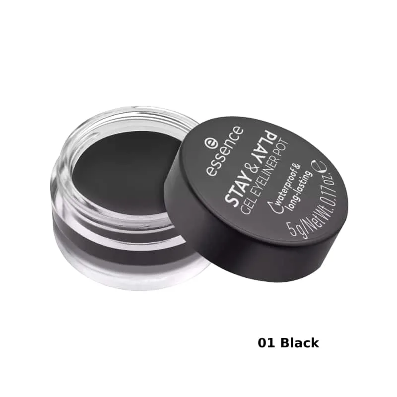 Essence Stay & Play Gel Eyeliner Pot 01
