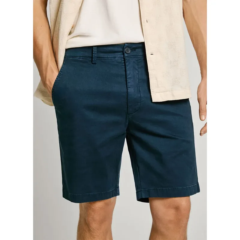 Pepe Jeans Ανδρική Βερμούδα Regular Chino Short PM801181-594 Μπλε
