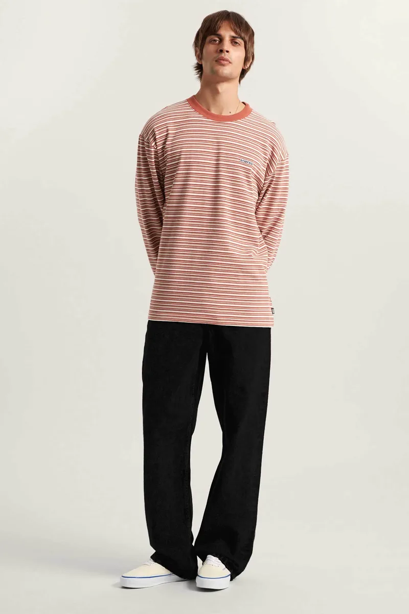 Vans ανδρικό τζιν παντελόνι πεντάτσεπο Loose Fit "Check" - VN000PH6BLK1 Μαύρο