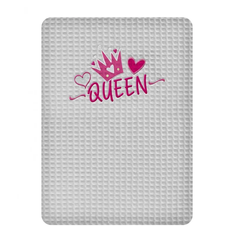 Κουβερτα Πικε Κουνιας 110X140 Adam Home Queen Grey