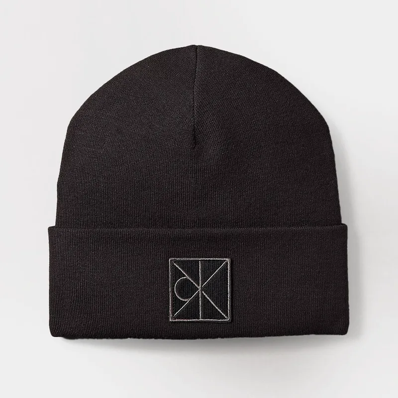 Calvin Klein Emblem Patch Fine Rib Σκούφος (9000250274_1469)