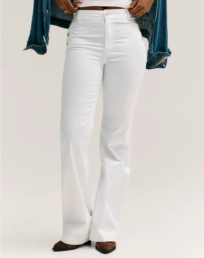 GUESS NEW FAYE PANT ΠΑΝΤΕΛΟΝΙ ΓΥΝΑΙΚΕΙΟ W6GA0PW2440-G011 White