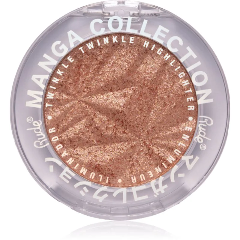 Rude Cosmetics Manga Collection Twinkle Twinkle Highlighter συμπαγής πούδρα λάμψης απόχρωση Rudeko's Dragon 4 γρ
