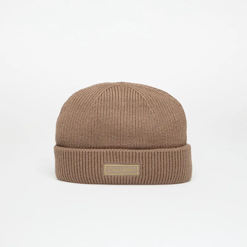 Καπέλο Calvin Klein Patch Chunky Rib Doc Hat Brown Universal