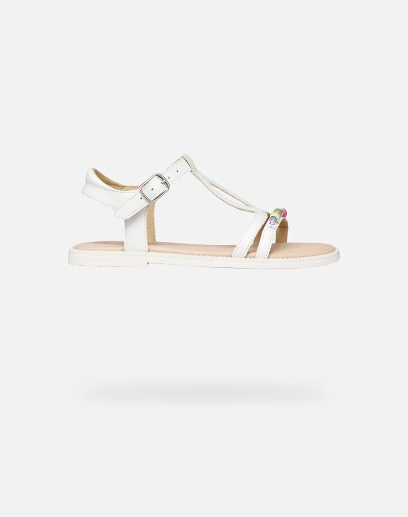 GEOX J SANDAL KARLY J6535H000BCC1000 28-35-C1000 White