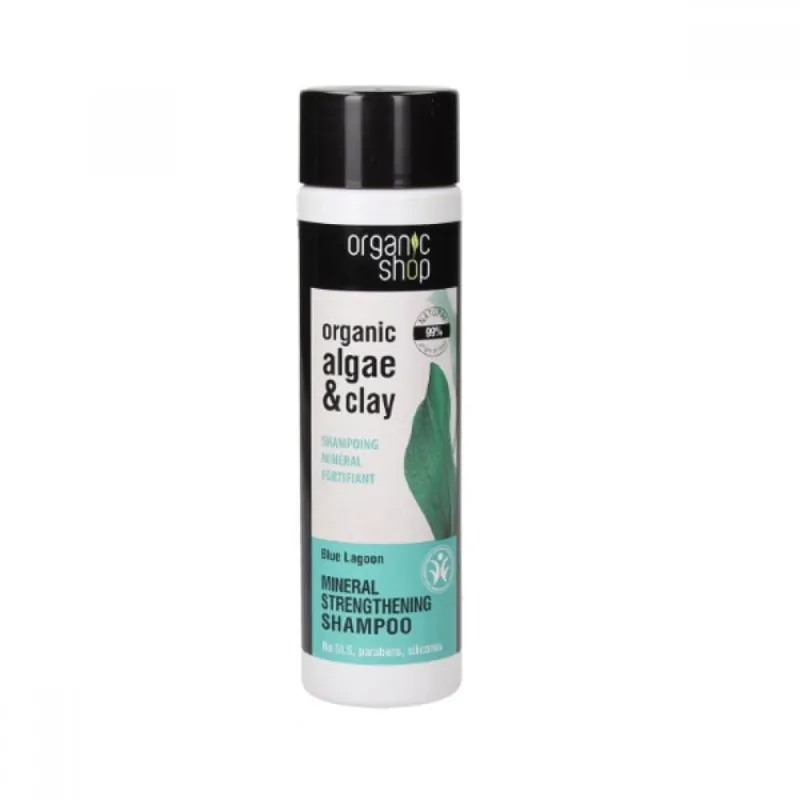 Organic Shop Hair Shampoo 280ml-Algae & Clay