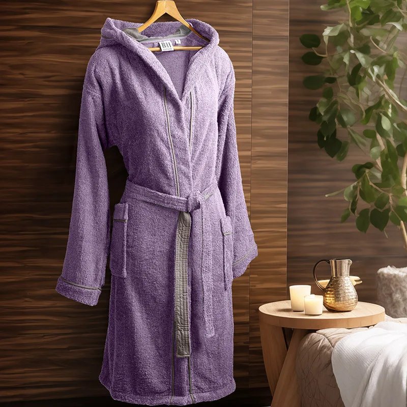 Μπουρνούζι Με Κουκούλα Beauty Home 3425 Lilac - XX-LARGE