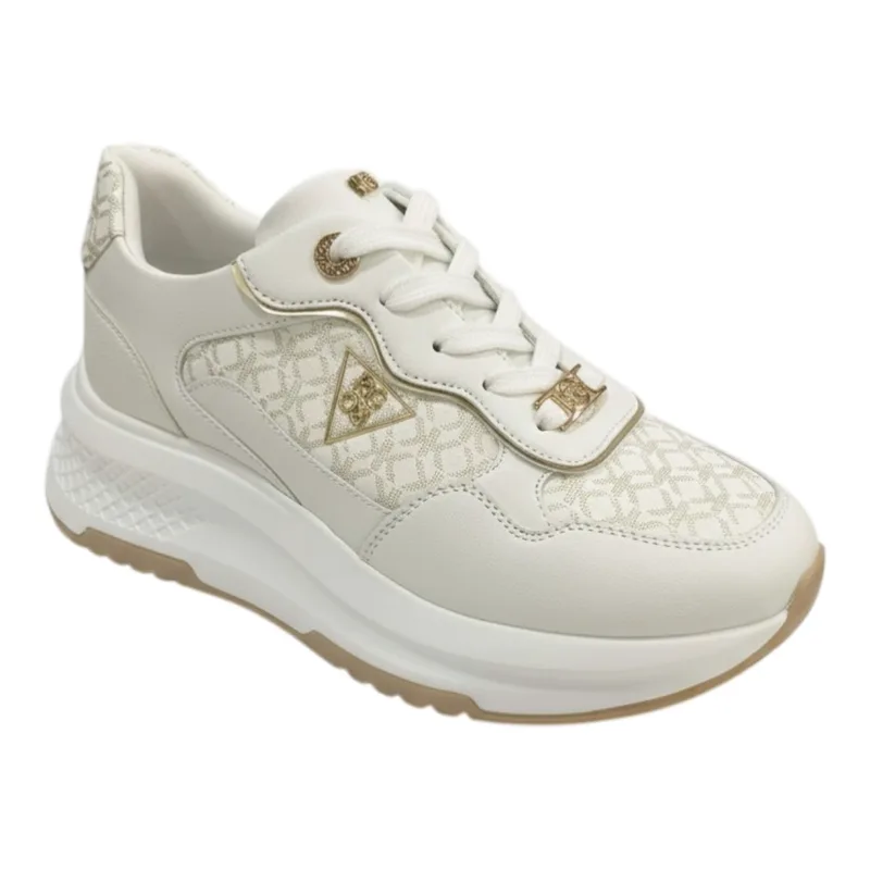Renato Garini Γυναικεία Παπούτσια Sneakers 357-19R Λευκό Πλατίνα W119R35732C1