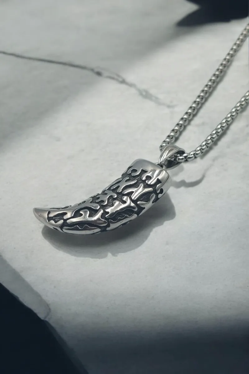 ΚΟΛΙΕ ΑΤΣΑΛΙ ΑΣΗΜΙ ΔΟΝΤΙ ΑΝΑΓΛΥΦΟ ΜΕ BOX CHAIN
