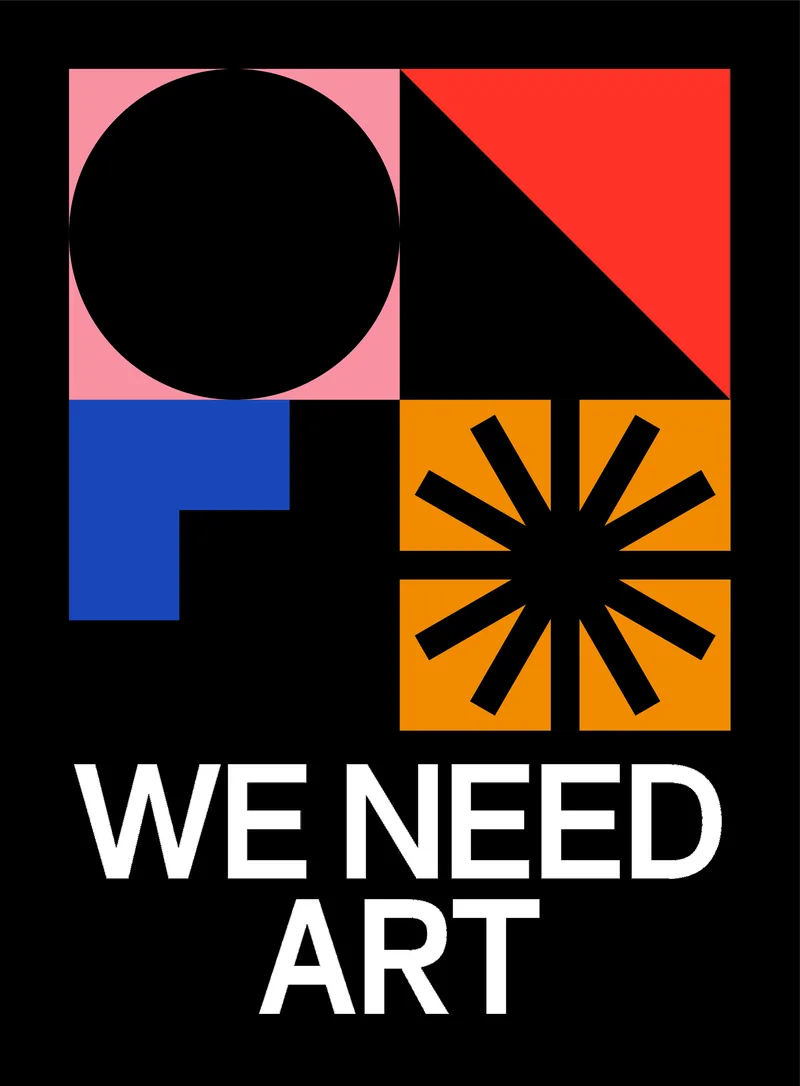 Αφίσα We need art 30x40
