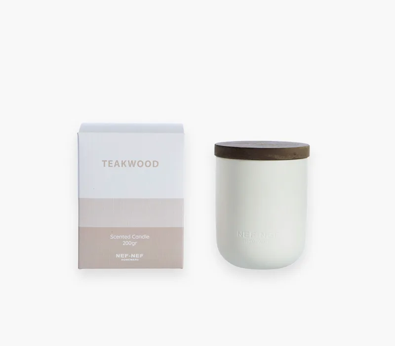Αρωματικό Κερί Nef-Nef Teakwood 26 Sand Rose 200 gr
