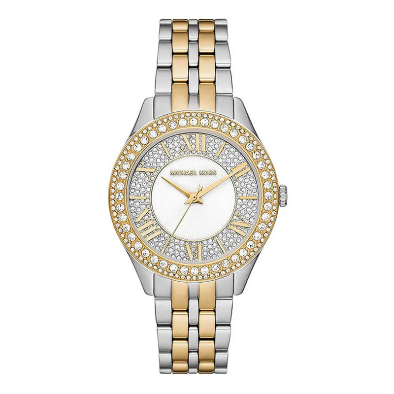 MICHAEL KORS Harlowe Crystals Two Tone Stainless Steel Bracelet MK4811