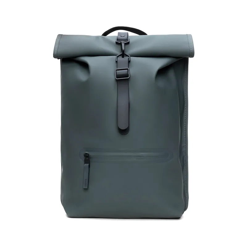 Σακίδιο πλάτης Rains DARK GREY ROLTOP RUCKSACK