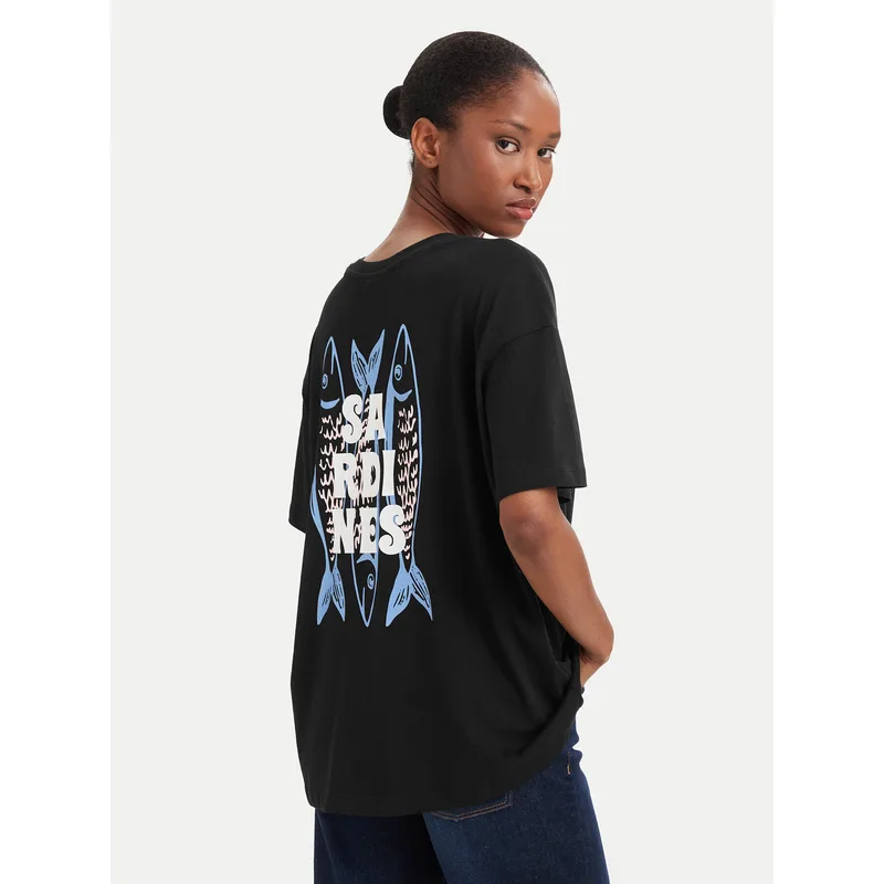 ONLY T-Shirt Vivvi 15346761 Μαύρο Regular Fit