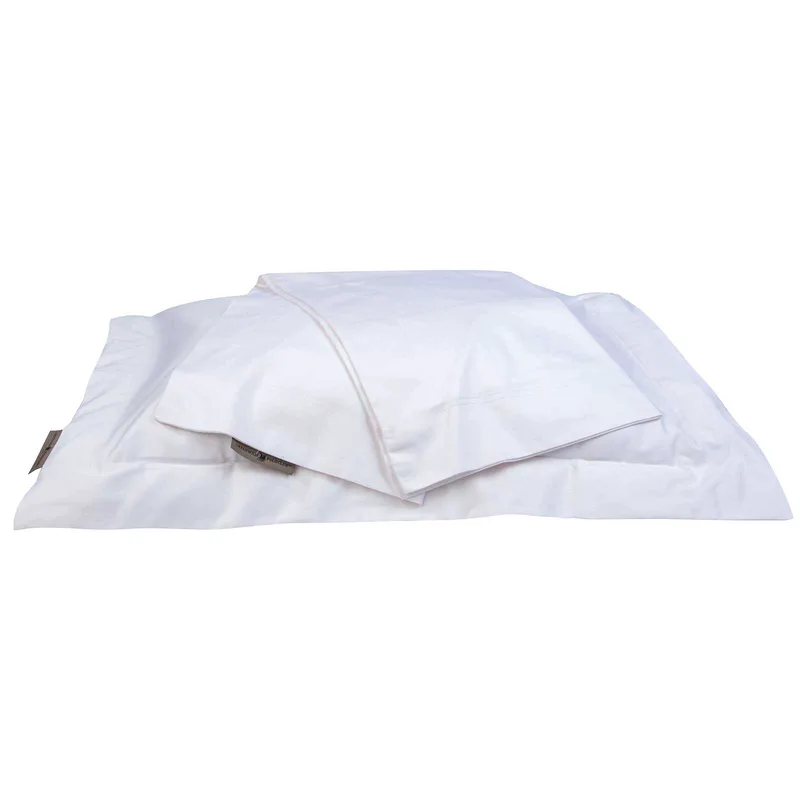 Ζεύγος Μαξιλαροθήκες Βαμβακοσατέν 50x70+7εκ. Cozy 2251 Royal White Greenwich Polo Club (Ύφασμα: Βαμβακοσατέν, Χρώμα: Λευκό) - Greenwich Polo Club - 233507002251