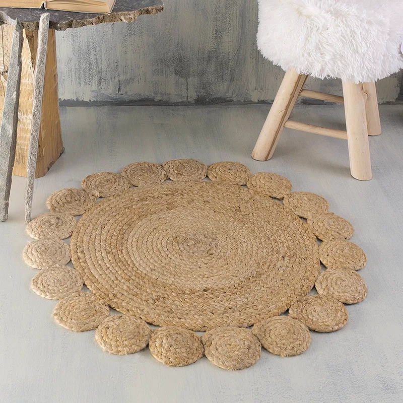 Χαλί Σαλονιού Φ120 Rythmos Rattan Flower (Φ120)