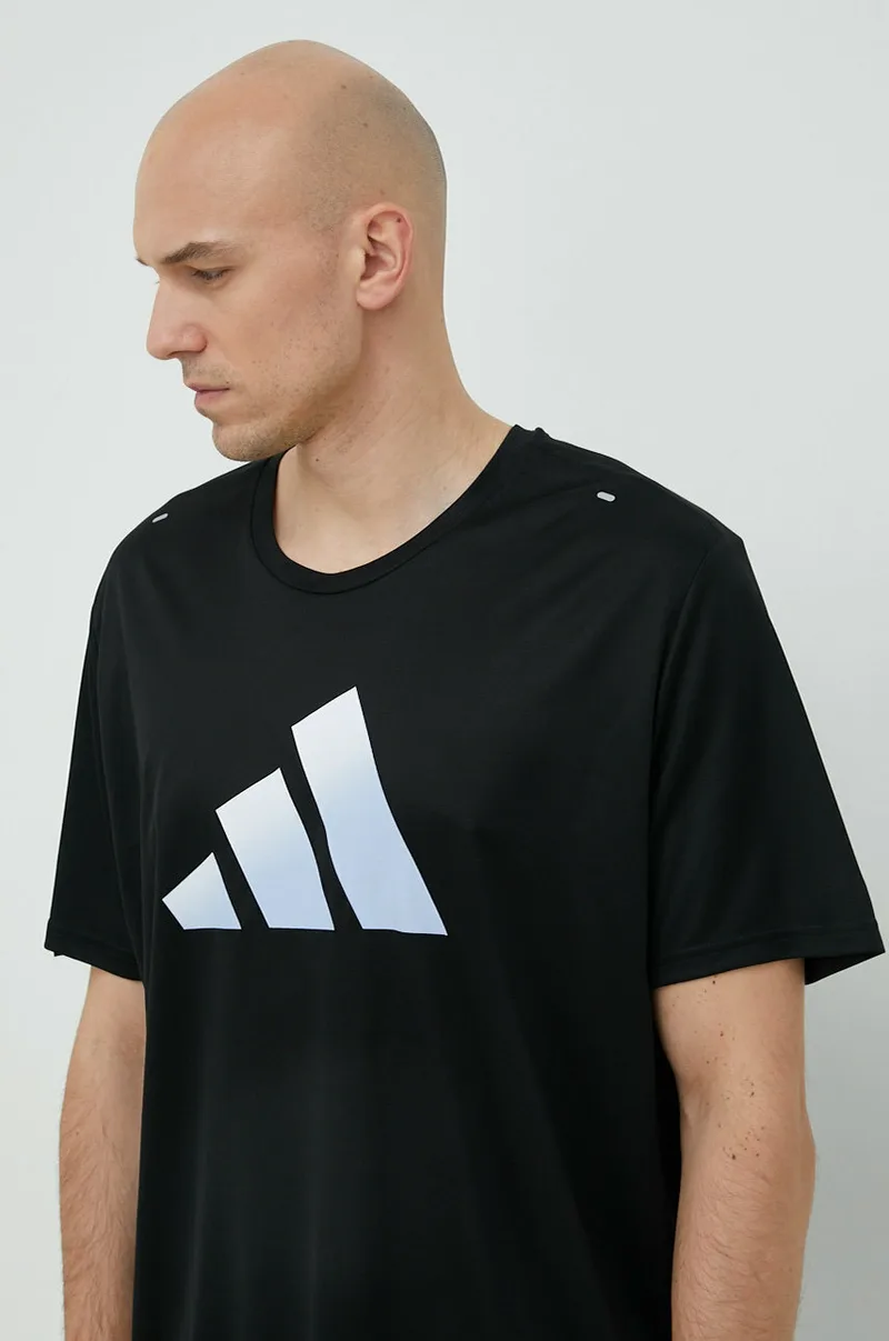 Μπλουζάκι για τρέξιμο adidas Performance Run Icons