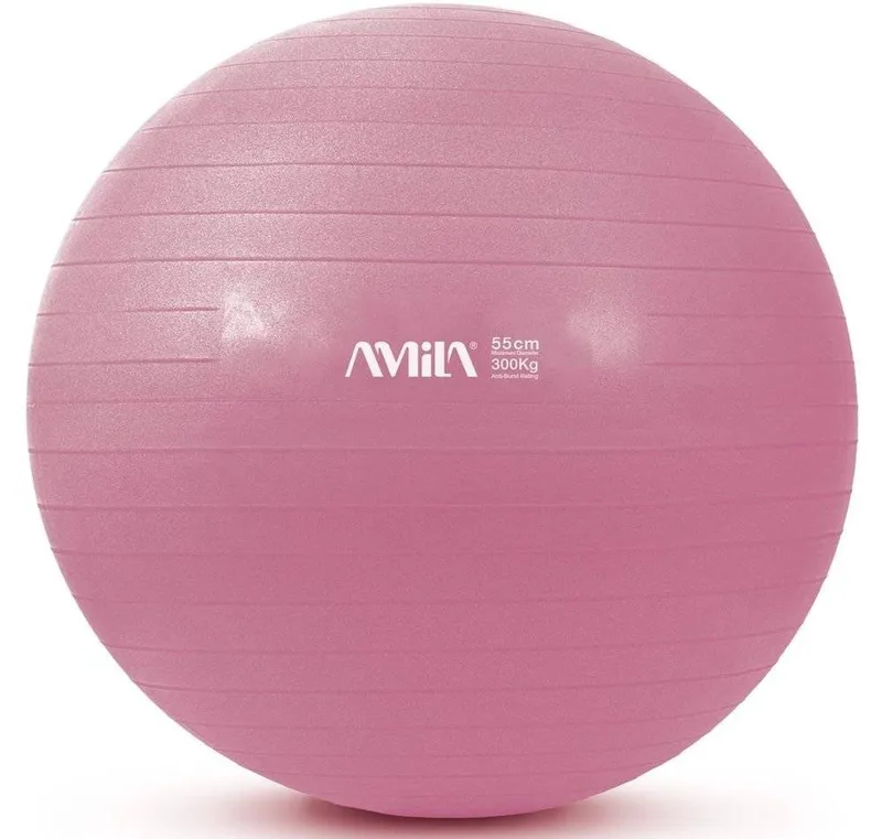 ΜΠΑΛΑ AMILA GYMBALL ΡΟΖ (55 CM)