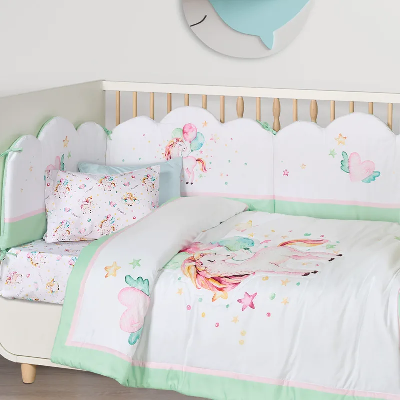 Πάντα Κούνιας Das Home Unicorn 4919 Ροζ 45x195