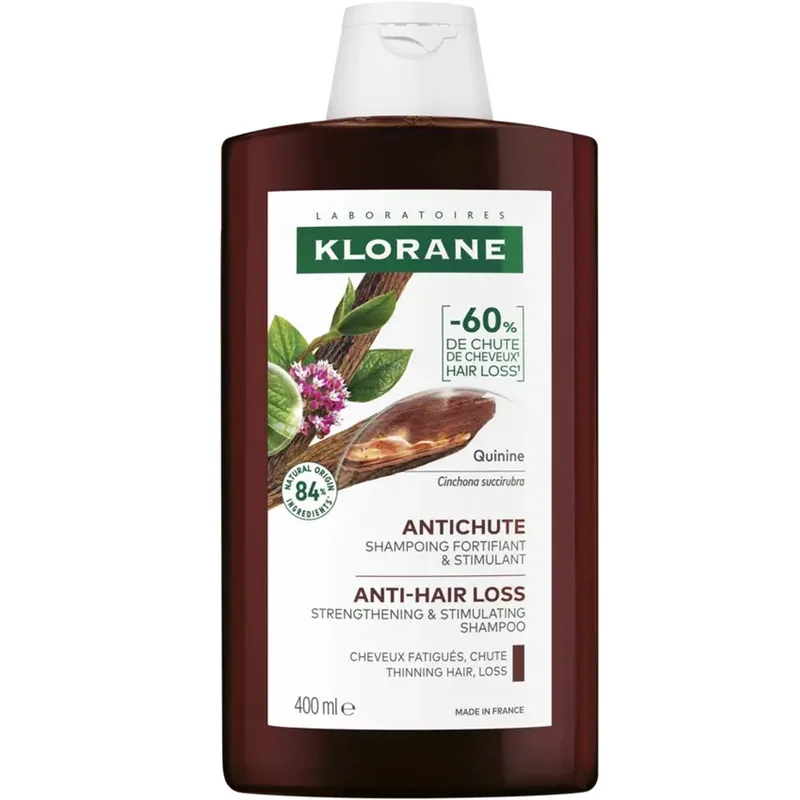 Klorane Quinine & Edelweiss Shampoo Strengthening - Thinning Hair Σαμπουάν Ενδυνάμωσης με Κινίνη & Εντελβάις, Κατά της Τριχόπτωσης 400ml