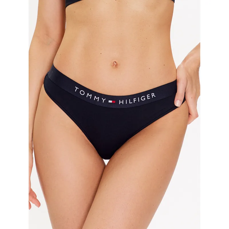 Tommy Hilfiger Στρίνγκ UW0UW04146 Σκούρο μπλε