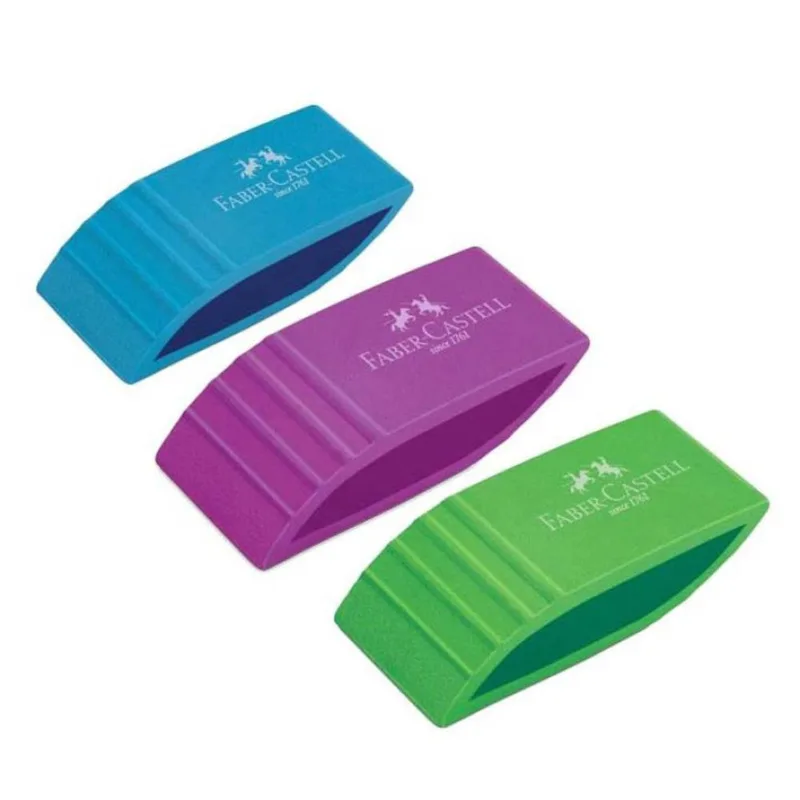 ΓΟΜΑ FABER ERASER PVC-FREE SOFT DOUBLE COLOR 183057