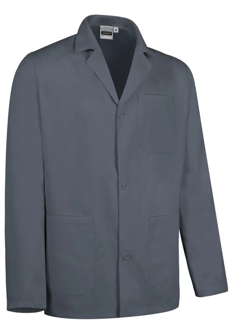 Lab Coat SAHARA Valento BTVASAHGR Cement Grey