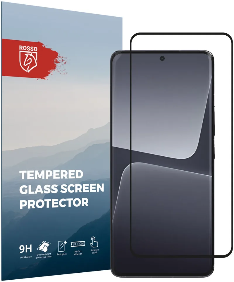 Κόκκινο Tempered Glass - FullFace Αντιχαρακτικό Προστατευτικό Γυαλί Οθόνης Xiaomi 13 Pro - Black (8719246381553)