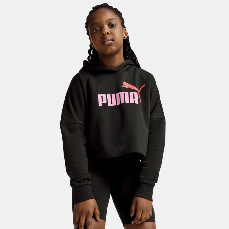 Puma Ess Logo Cropped Παιδική Μπλούζα με Κουκούλα (9000193674_22489)