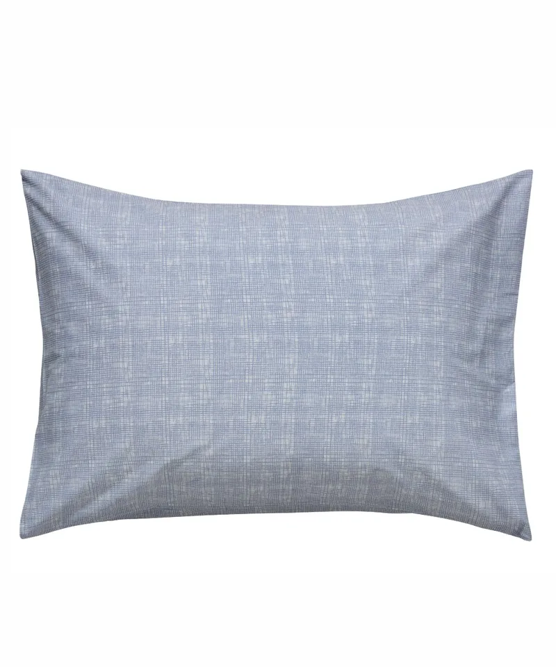 Σετ Μαξιλαροθήκες 2 Τεμαχίων Kentia Yuli 01A Blue- White 50x70