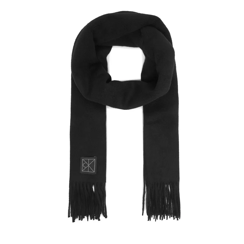 Κασκόλ Calvin Klein Emblem LV04D8060G Μαύρο