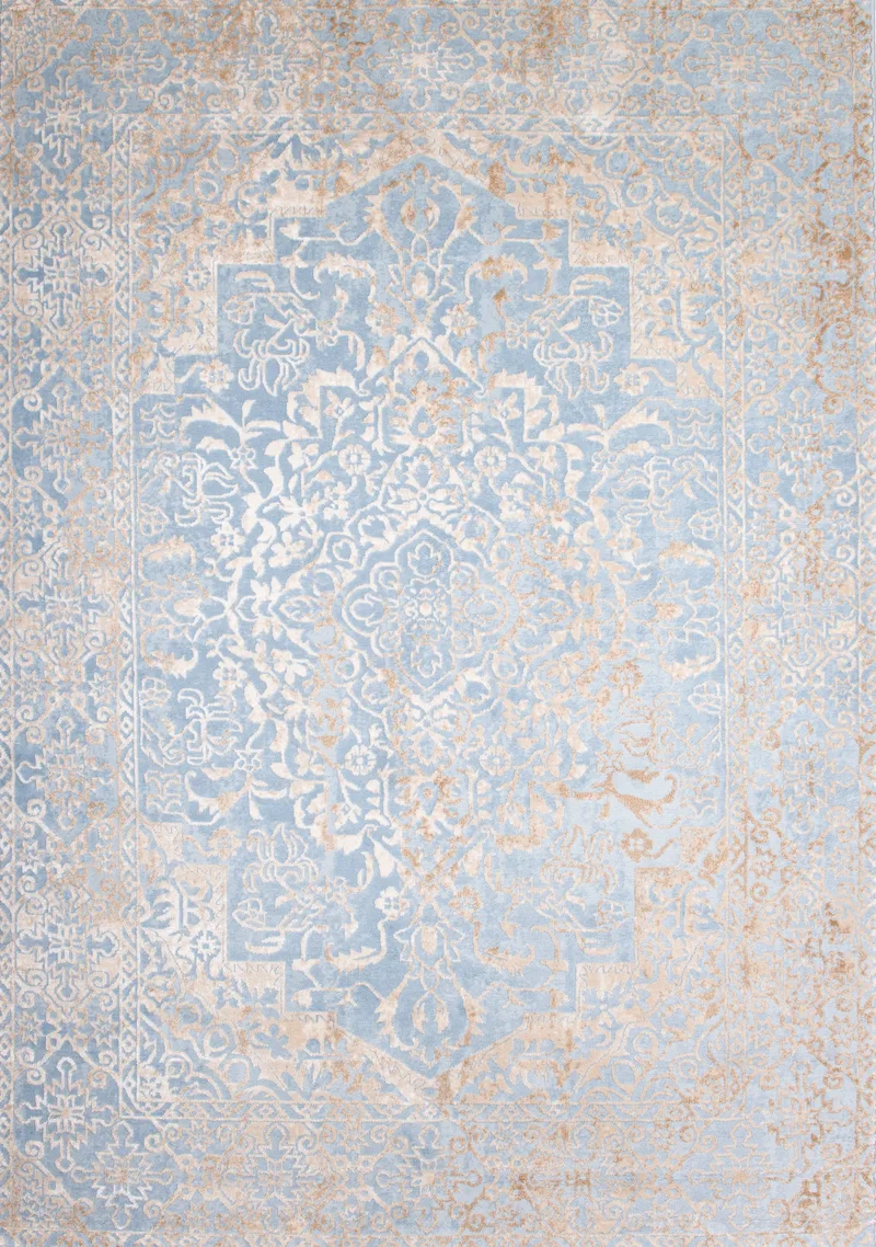ΧΑΛΙ VELVET 7323/Aqua Μπεζ - Klonaras Home Fashion 067cmx140cm