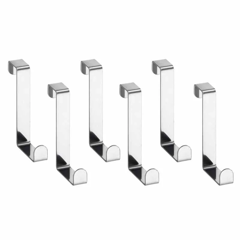 Κρεμαστράκια Πόρτας (Σετ 6τμχ) Wenko Inox Shiny 4214062100