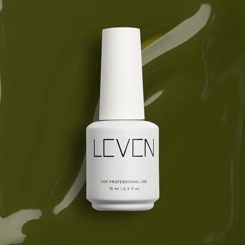 Leven | Ημιμόνιμο βερνίκι 15ml no. 072 Olive