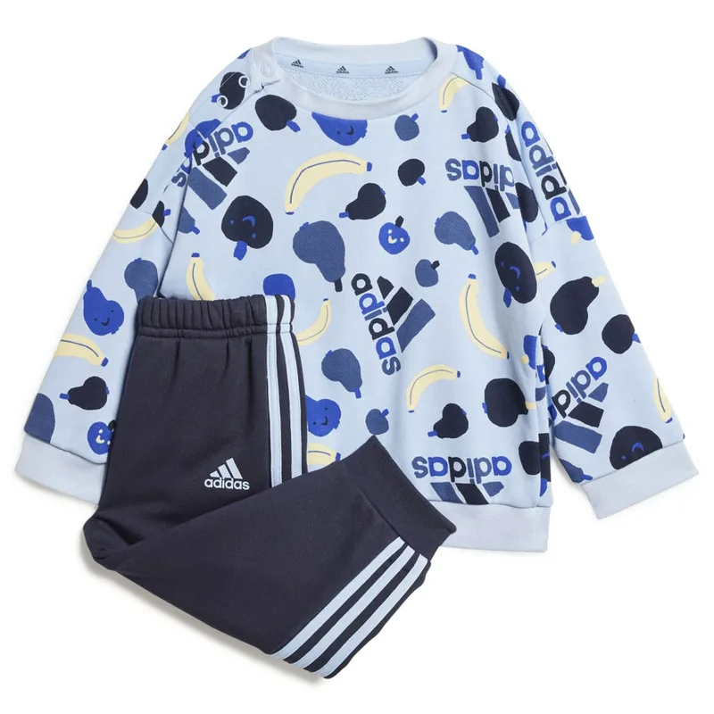 adidas Essentials Allover Print Kids Jogger Set