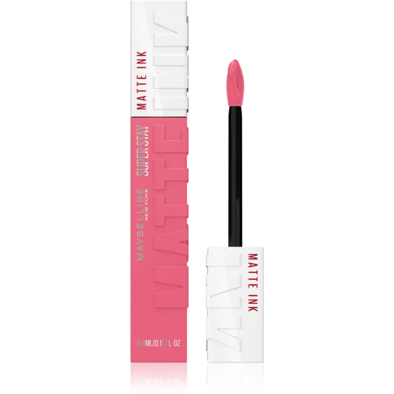 MAYBELLINE NEW YORK SuperStay Matte Ink ματ υγρό κραγιόν για μακρόχρονη επίδραση απόχρωση 125 Inspirer 5 ml