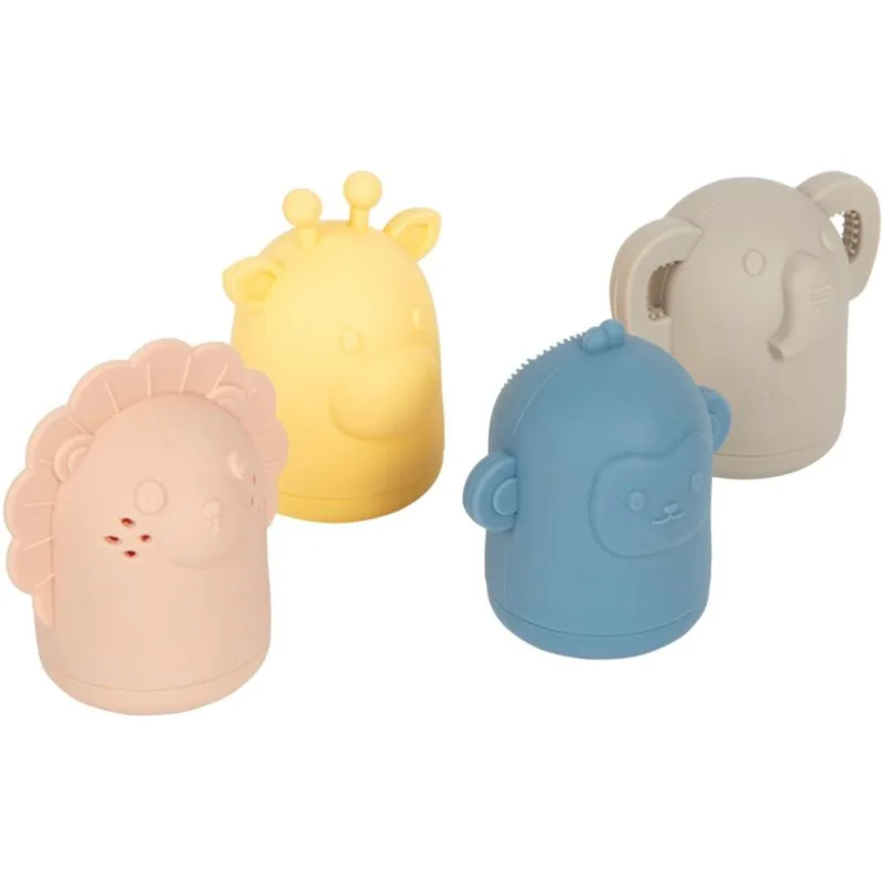 Small foot Silicone Bath Toy Set παιχνίδι νερού 12m+ 4 τμχ