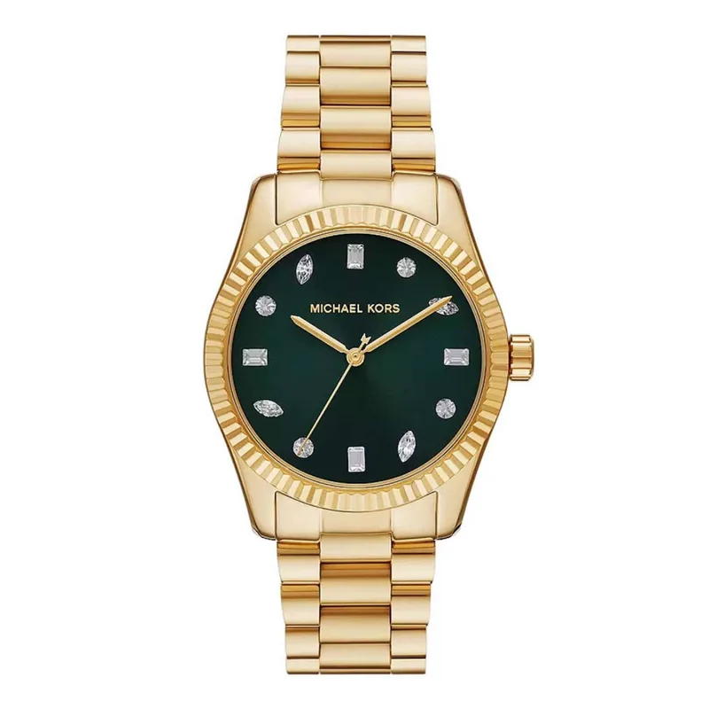 MICHAEL KORS Lexington Crystals Χρυσό Stainless Steel Bracelet MK7449