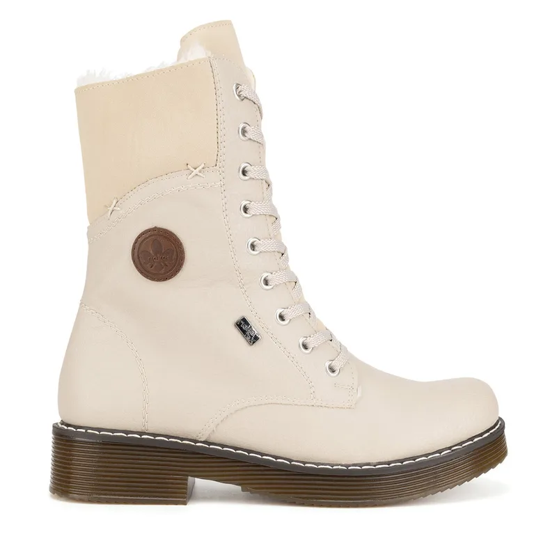 Μποτίνια Rieker 70048-60 Μπεζ