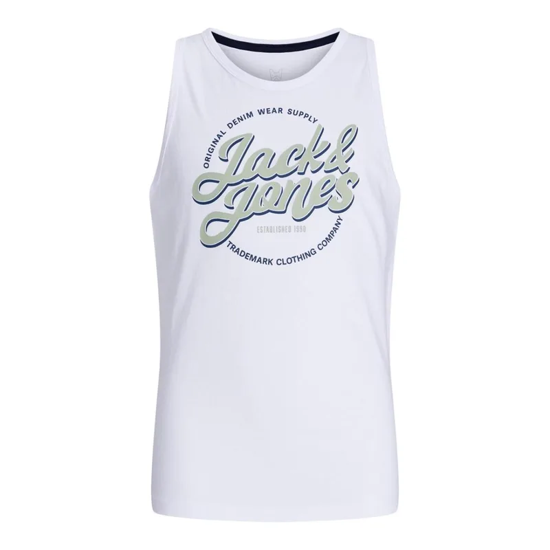 Μπλούζα αμάνικη μακό αγόρι Jack&Jones-12255258-Bright White
