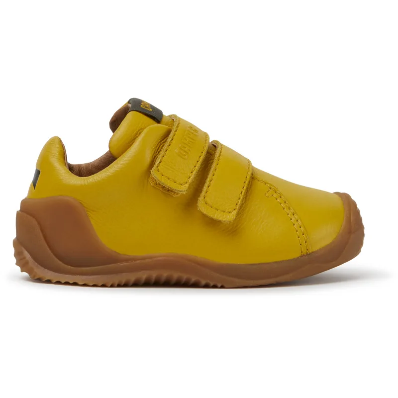 CAMPER Dadda - Sneakers Για Firstwalkers - Κίτρινο, Μέγεθος 20, Smooth leather