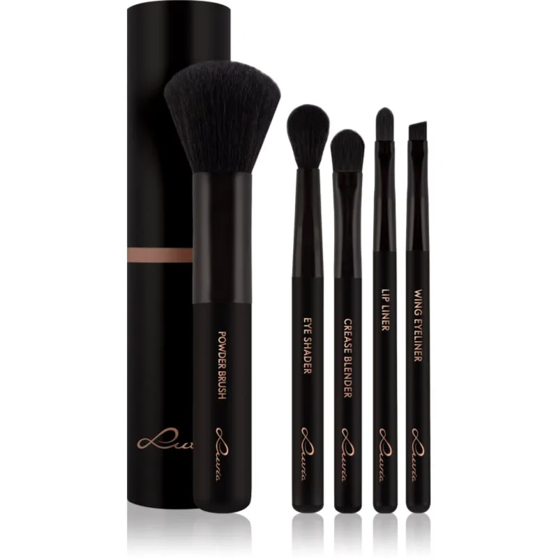 Luvia Cosmetics Travel Set Espresso σετ με πινέλα ταξιδιωτικό