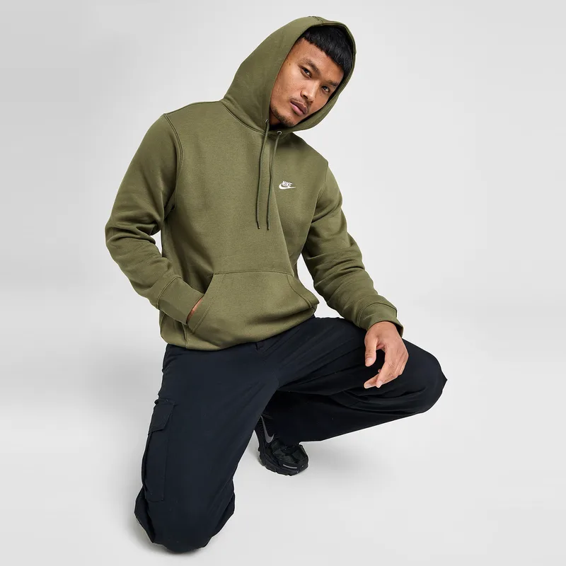 Nike Club Ανδρική Μπλούζα Mε Kουκούλα (9000232565_86292)