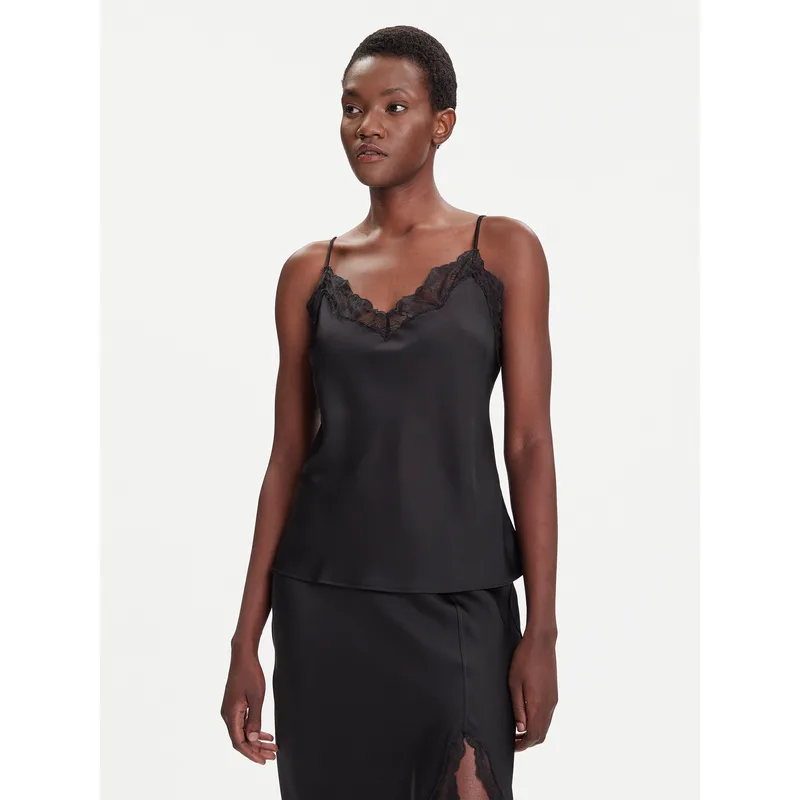 Calvin Klein Τοπ LV044C101G Μαύρο Regular Fit