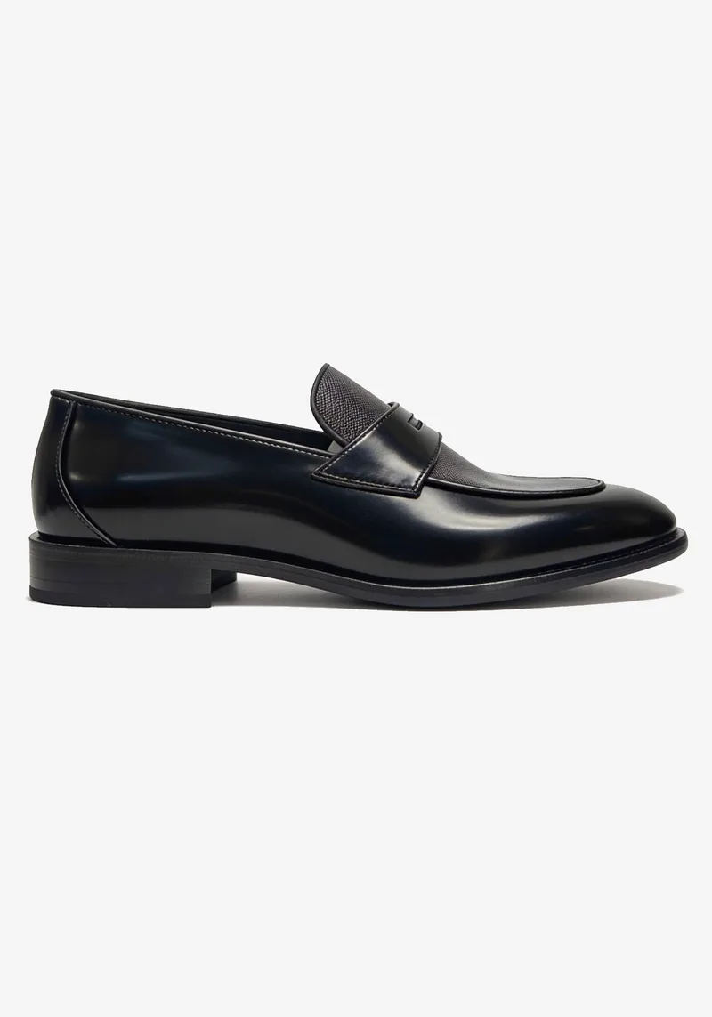 BOSS Shoes Δερμάτινα Παπούτσια Flo - D7694 Black
