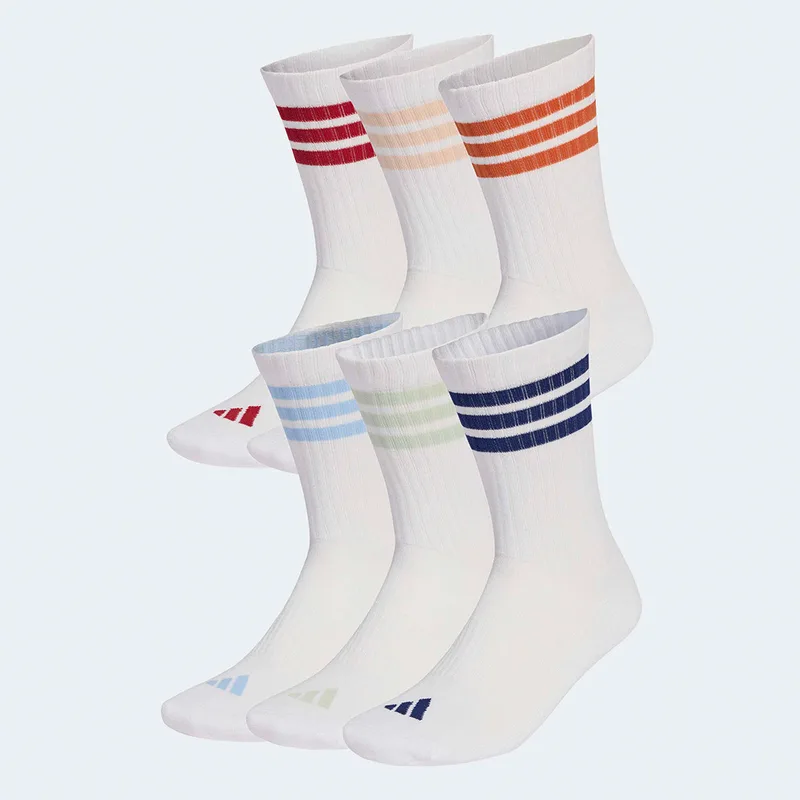 adidas 3-Stripes Essentials Crew Socks 6Pair Pack (9000264847_92856)