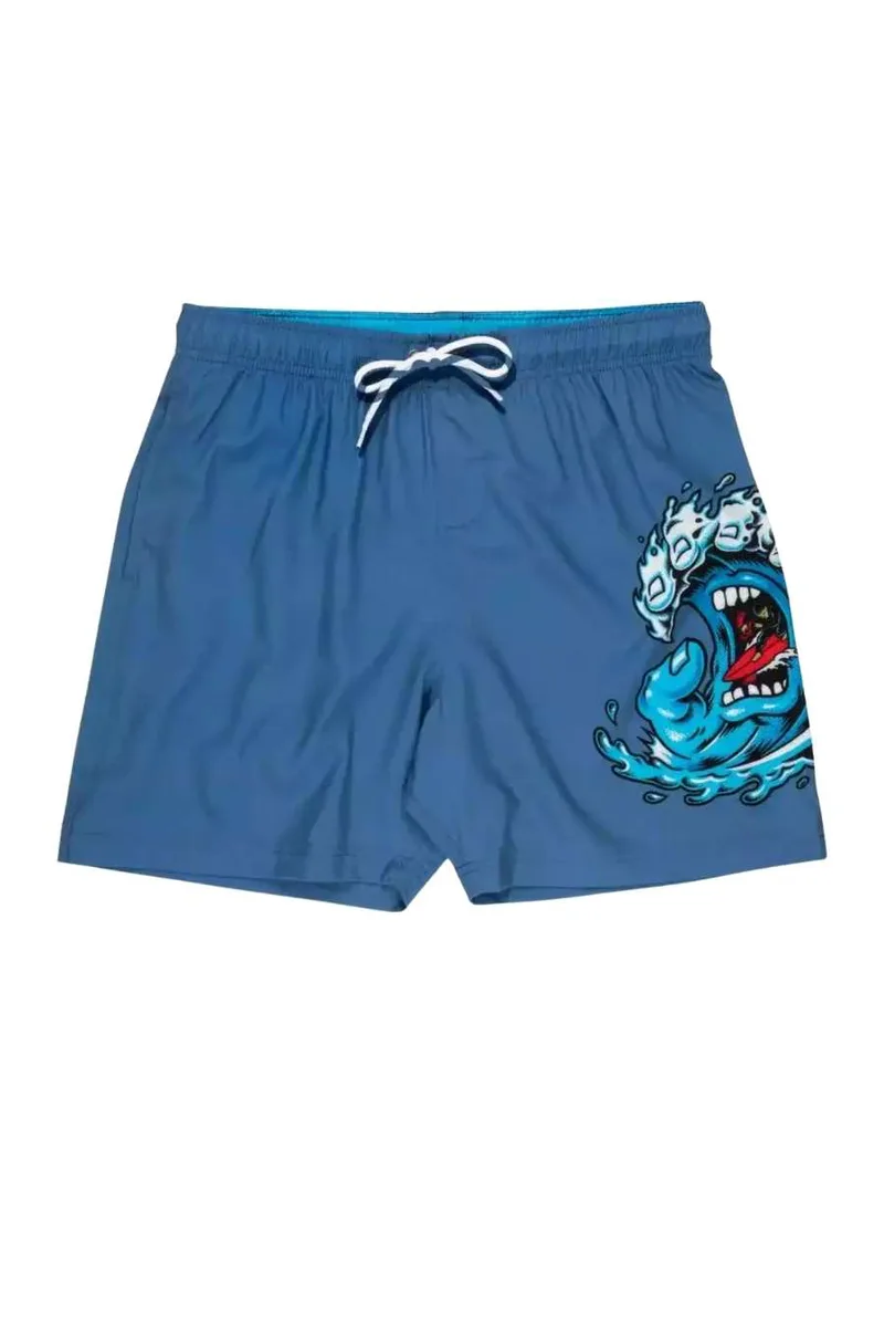 SANTA CRUZ ανδρικό μαγιό Screaming Wave Swimshort - Μπλε-SCA-SHR-5037
